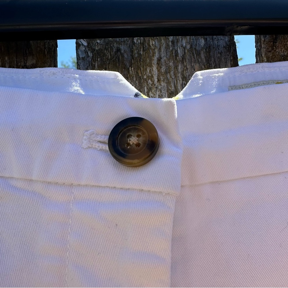 Boden White Stretch Cotton Shorts Women’s Size 8 Chino Casual - Picture 4 of 10